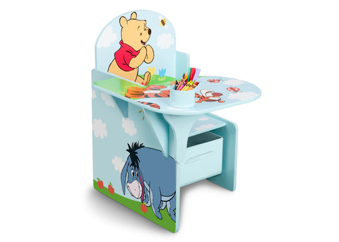 Winnie the Pooh Chair Desk with Storage Bin